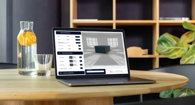 Configurazione di un garage LIDERSTAL al computer
