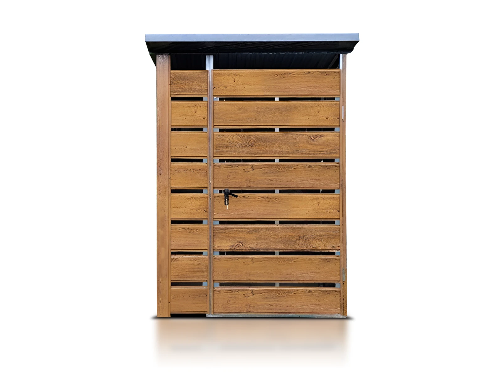 Copertura per cassonetti effetto legno