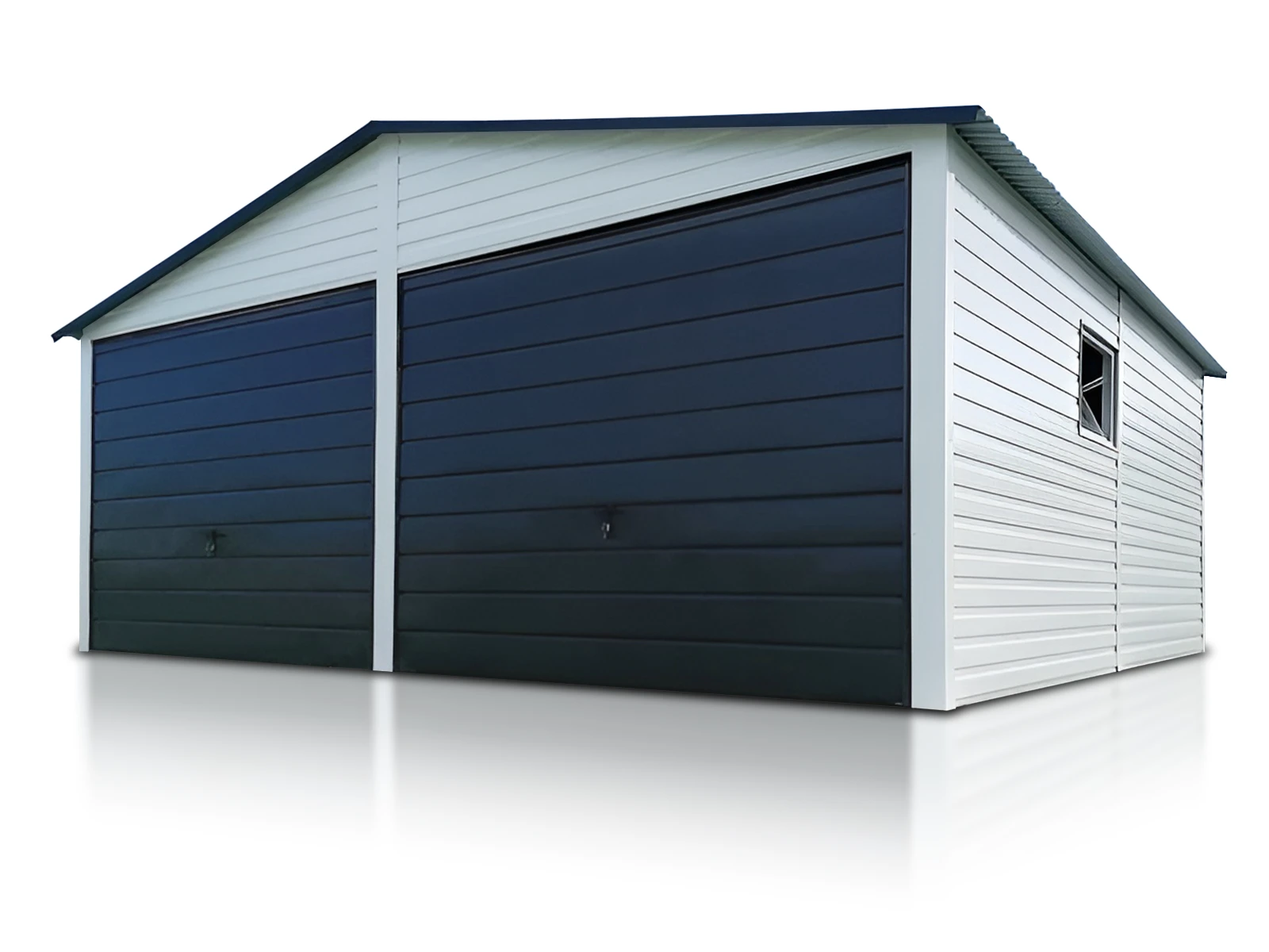 Garage in lamiera LIDERSTAL a due posti auto