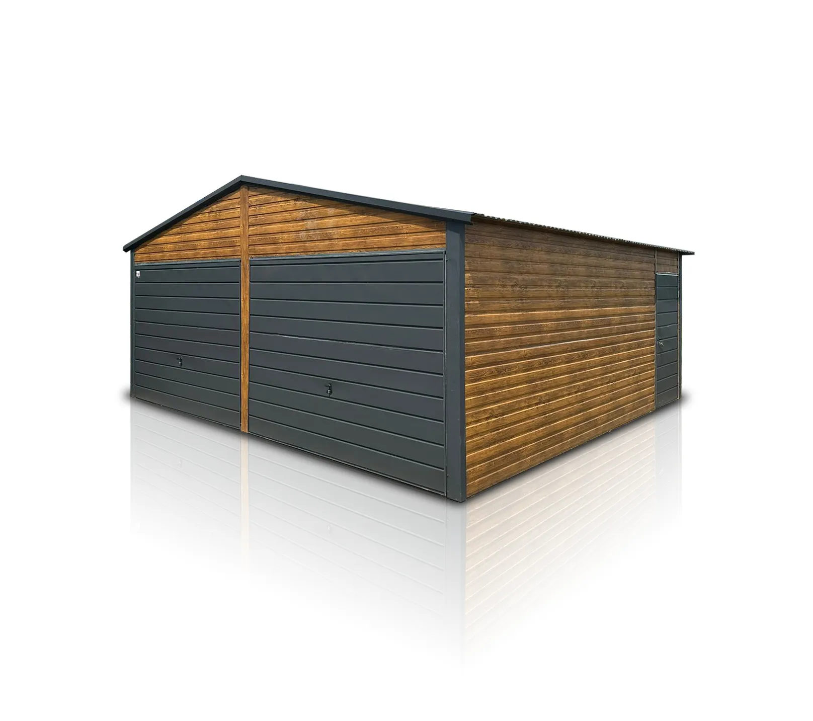 Garage in lamiera LIDERSTAL a due posti auto