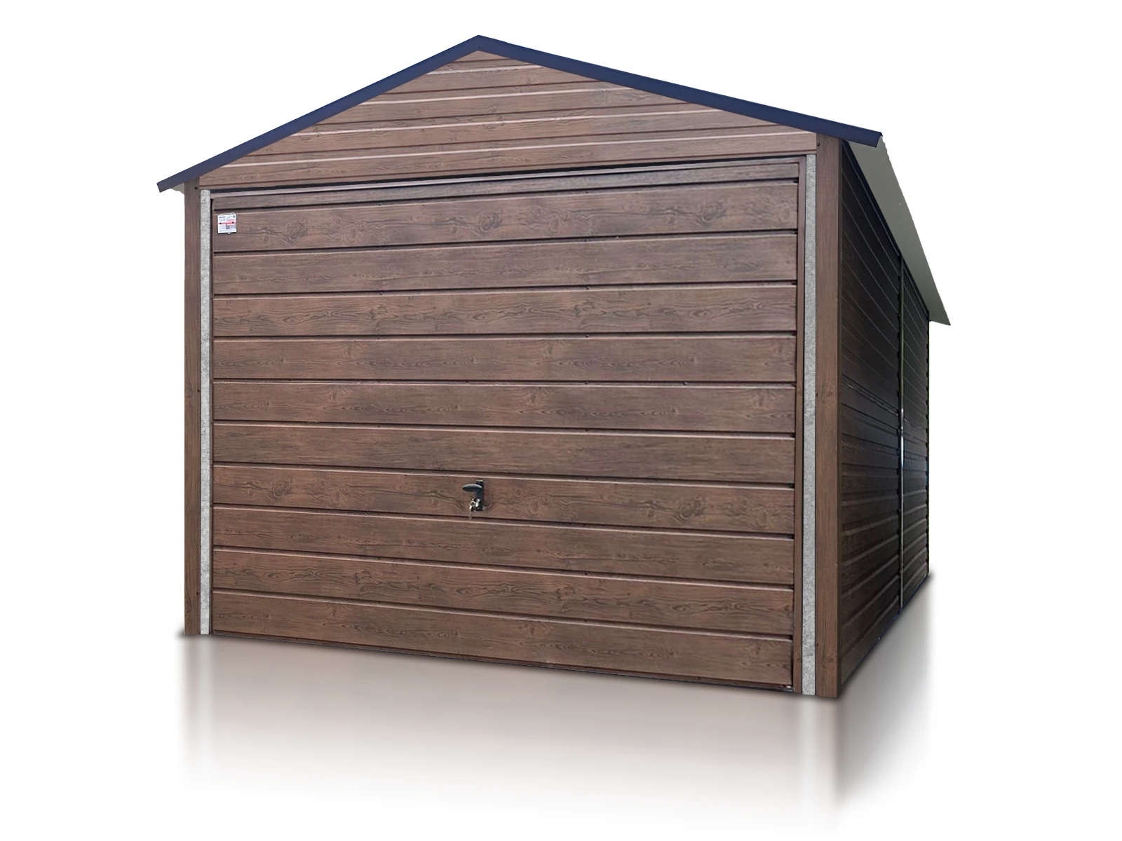 Garage in lamiera LIDERSTAL effetto legno