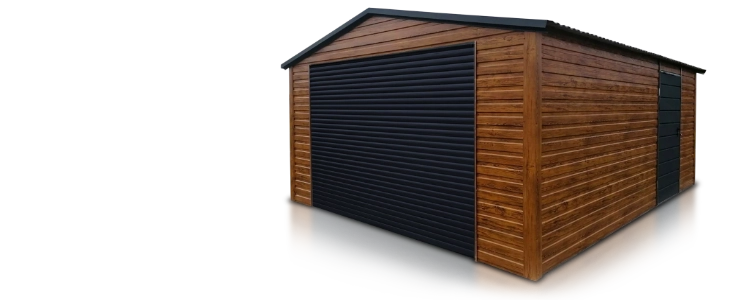 Garage e capannoni in lamiera con portoni avvolgibili