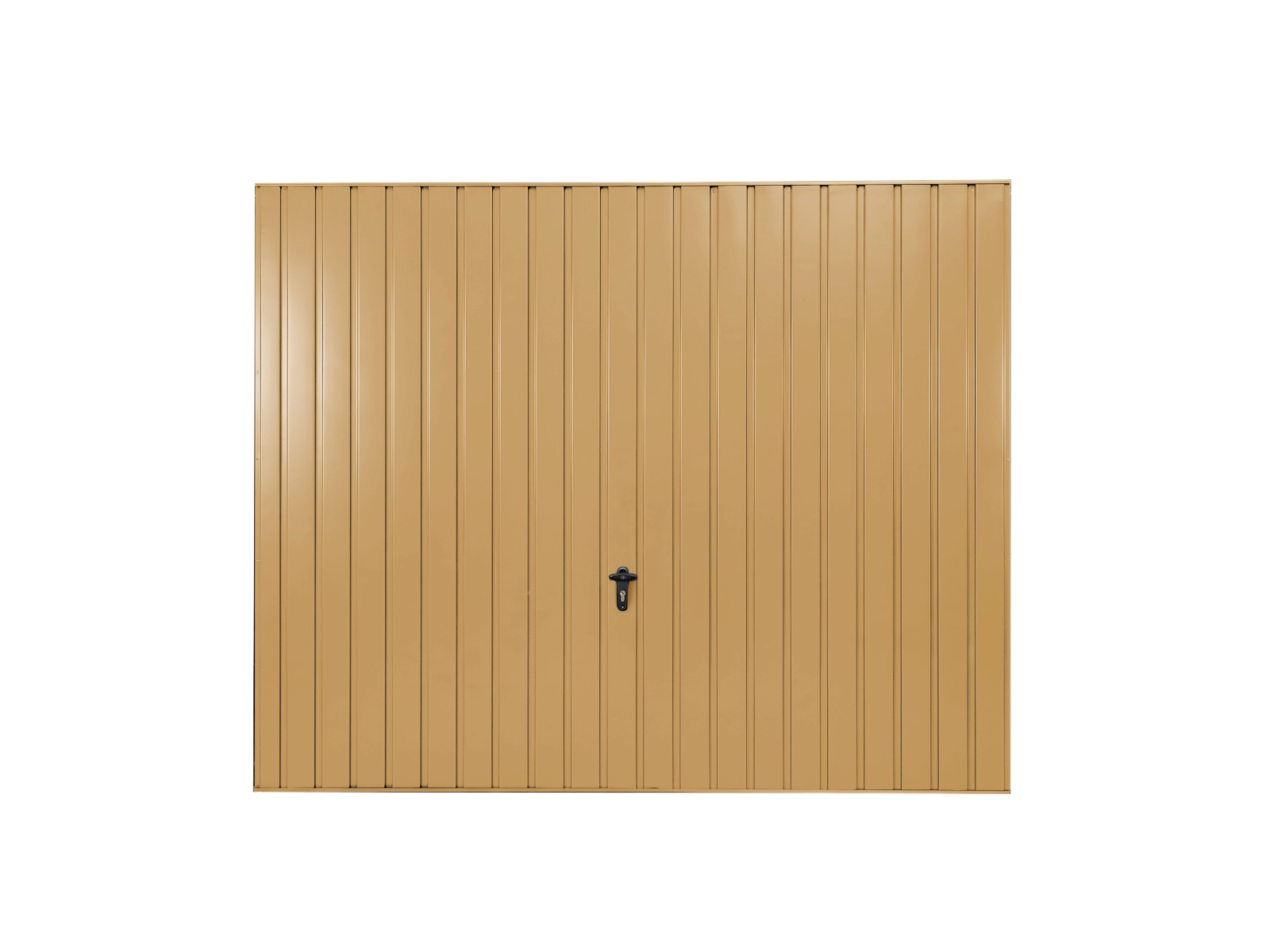 Porta per garage in muratura color sabbia